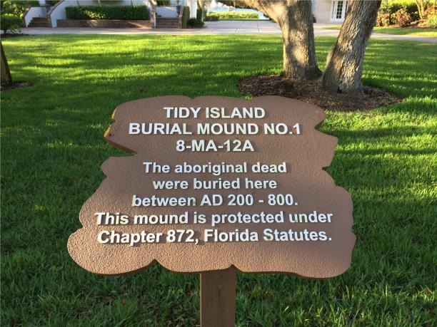 burial mound marker